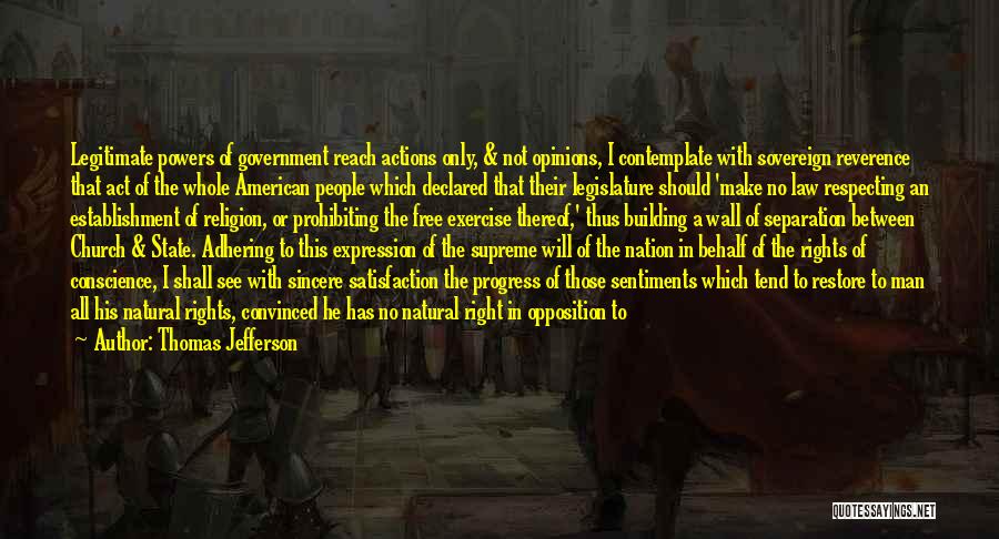 American Civil Rights Quotes By Thomas Jefferson