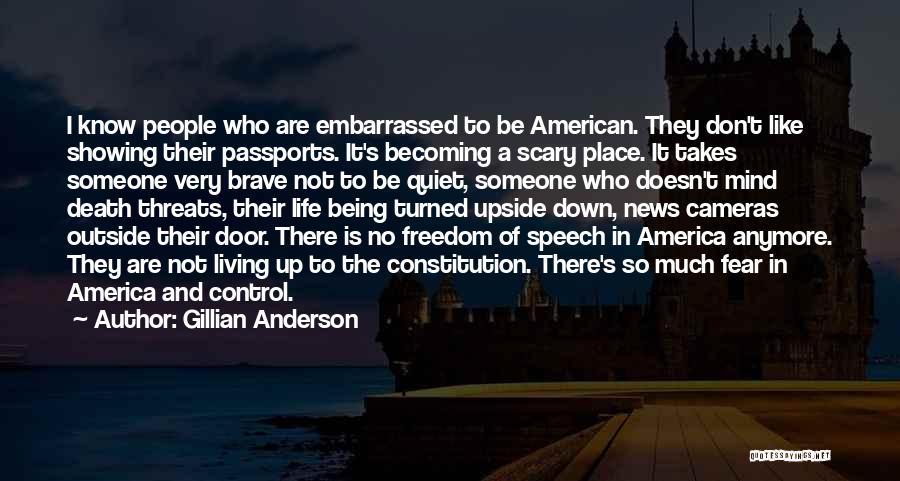 American Constitution Quotes By Gillian Anderson