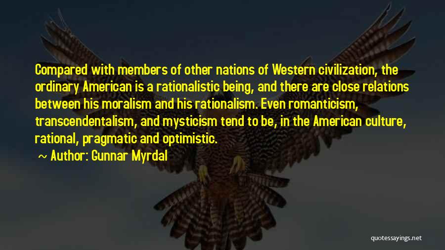 American Culture Quotes By Gunnar Myrdal