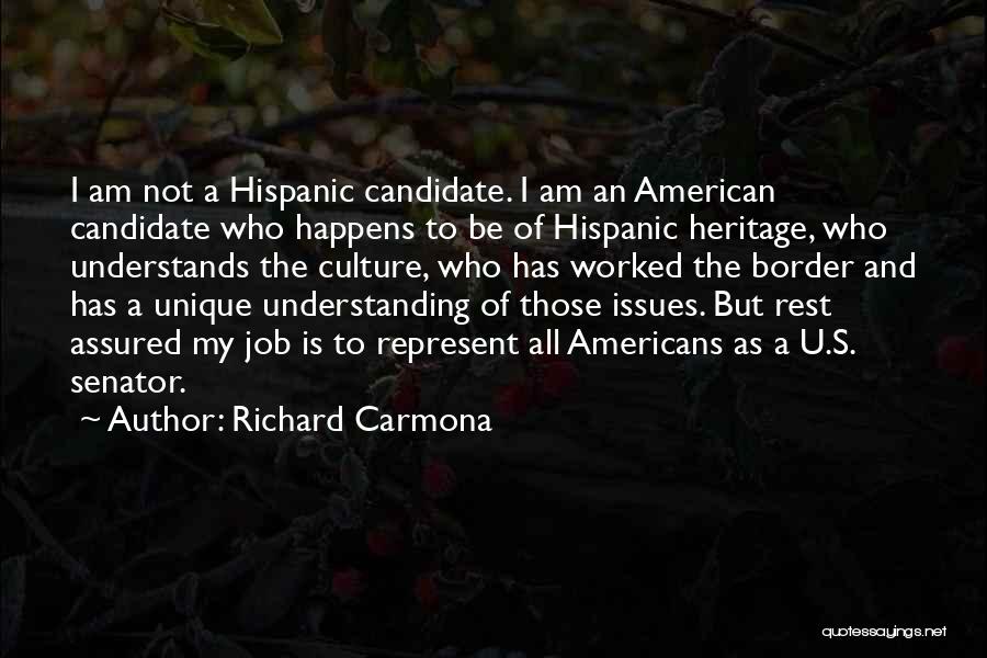 American Culture Quotes By Richard Carmona