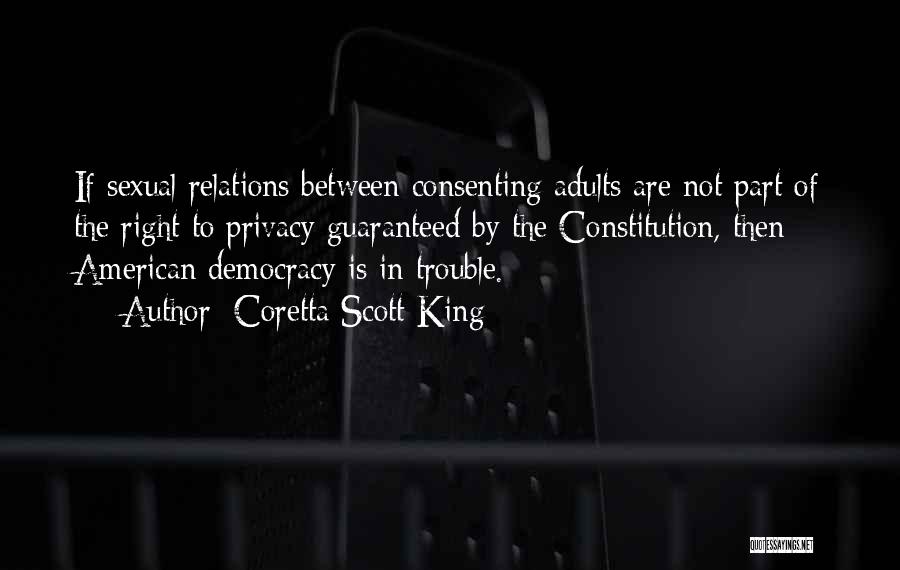 American Democracy Quotes By Coretta Scott King