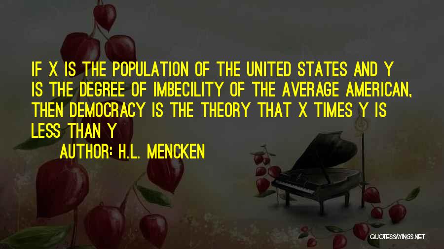 American Democracy Quotes By H.L. Mencken