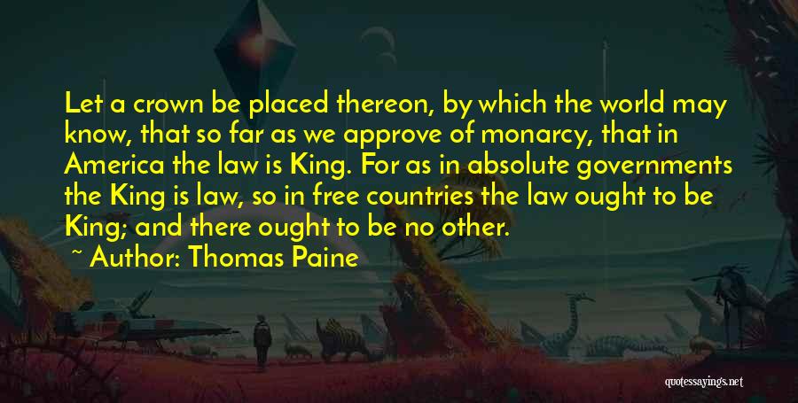 American Democracy Quotes By Thomas Paine