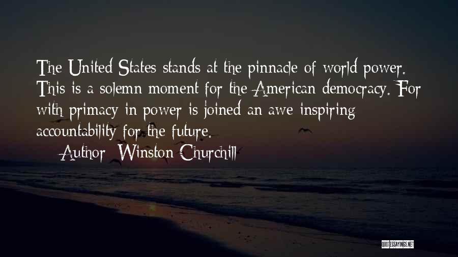 American Democracy Quotes By Winston Churchill