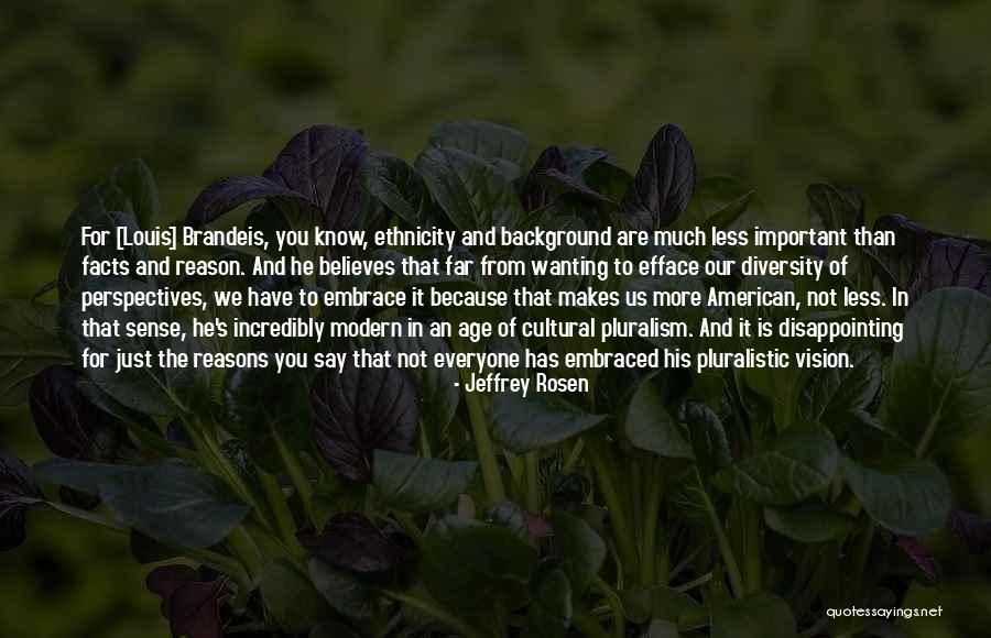 American Diversity Quotes By Jeffrey Rosen