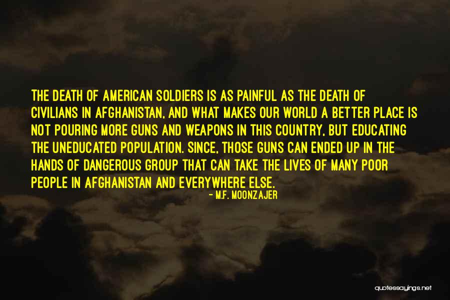 American Education Quotes By M.F. Moonzajer