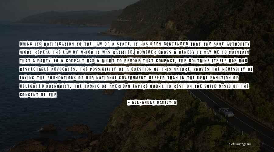 American Empire Quotes By Alexander Hamilton American Empire Quotes By Alexander Hamilton