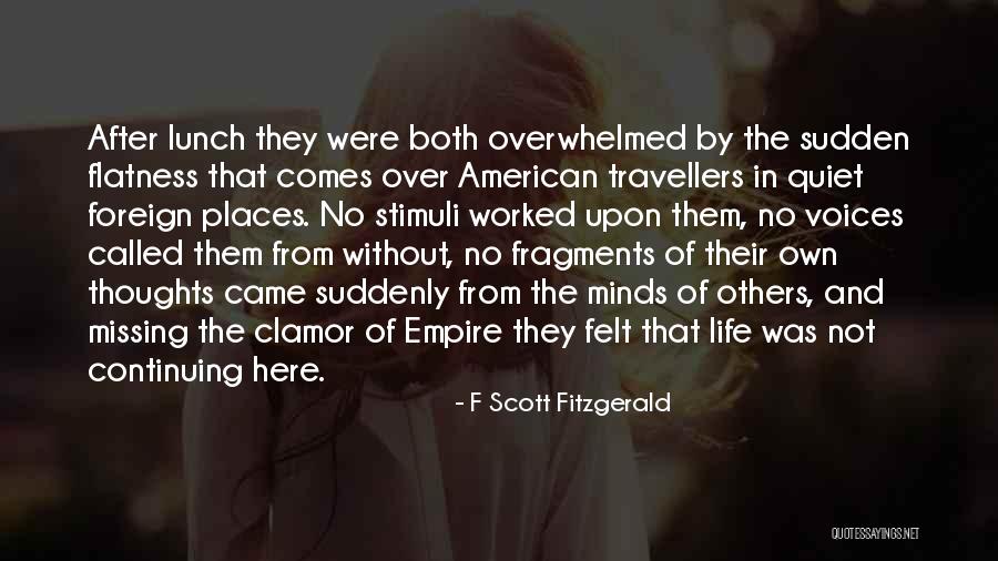 American Empire Quotes By F Scott Fitzgerald