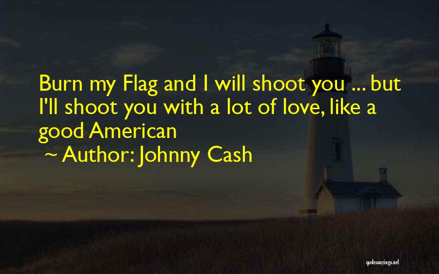American Flag Military Quotes By Johnny Cash