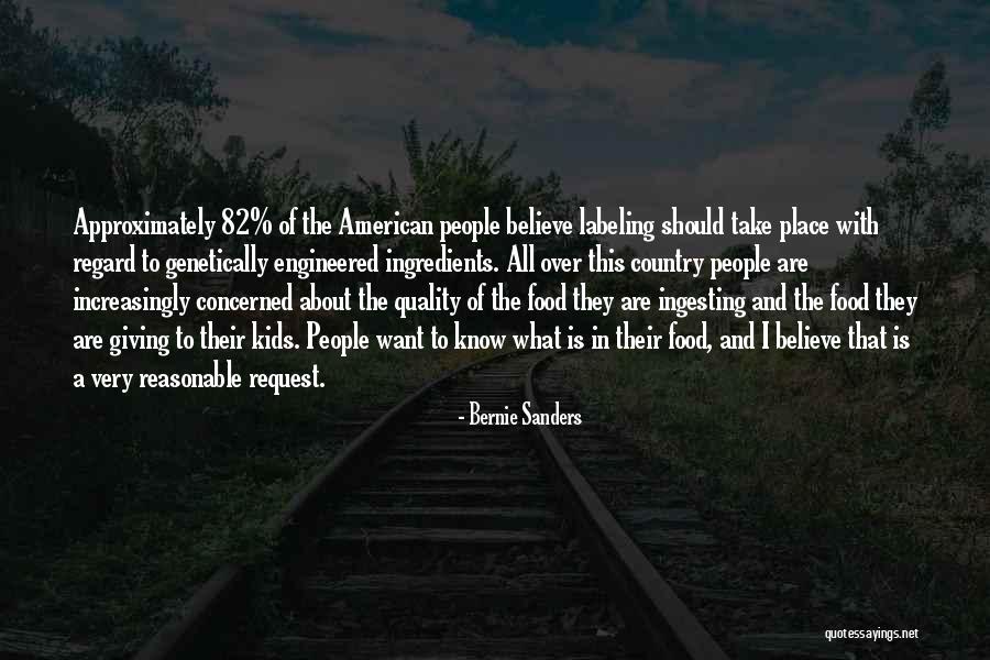 American Food Quotes By Bernie Sanders