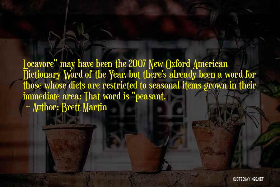 American Food Quotes By Brett Martin