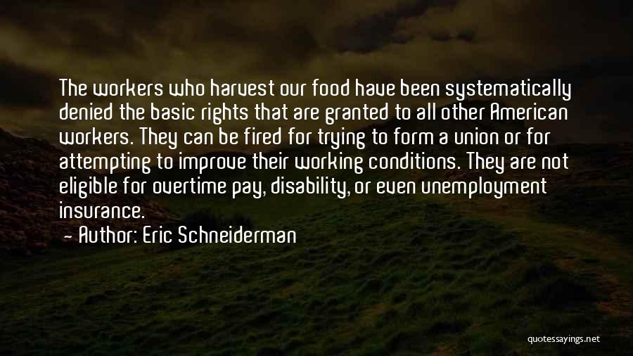 American Food Quotes By Eric Schneiderman