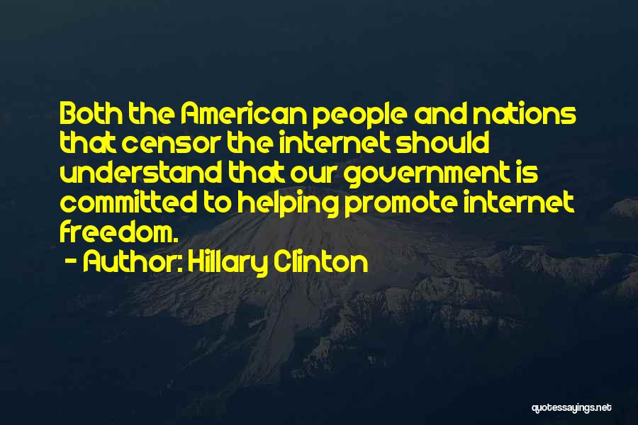 American Freedom Quotes By Hillary Clinton