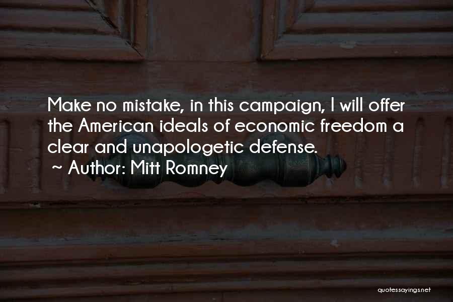 American Freedom Quotes By Mitt Romney