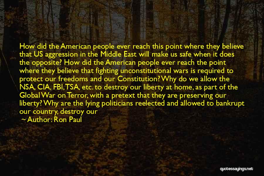 American Freedom Quotes By Ron Paul