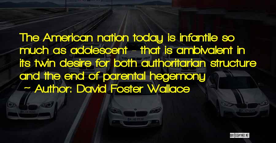 American Hegemony Quotes By David Foster Wallace