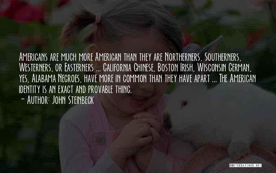 American Identity Quotes By John Steinbeck