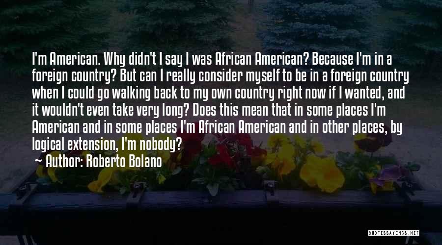 American Identity Quotes By Roberto Bolano