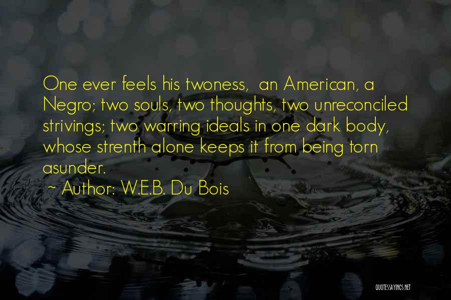 American Identity Quotes By W.E.B. Du Bois