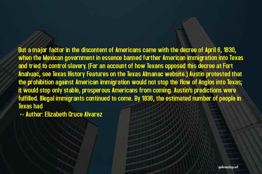 American Immigration Quotes By Elizabeth Cruce Alvarez
