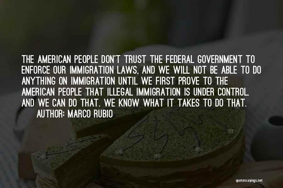 American Immigration Quotes By Marco Rubio