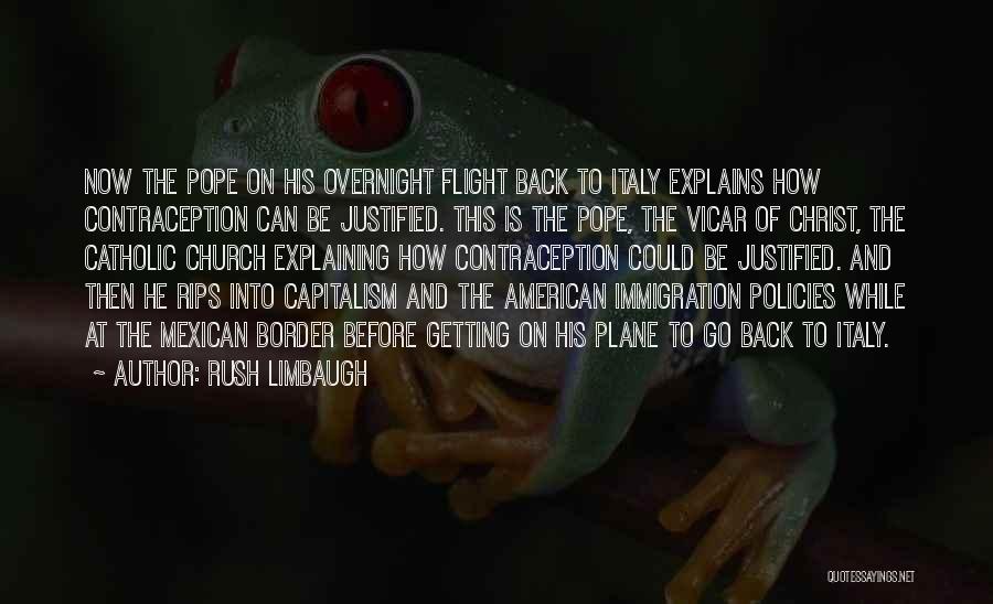 American Immigration Quotes By Rush Limbaugh