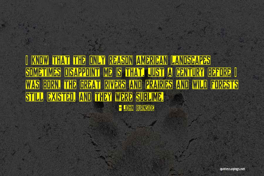 American Landscapes Quotes By John Burnside American Landscapes Quotes By John Burnside