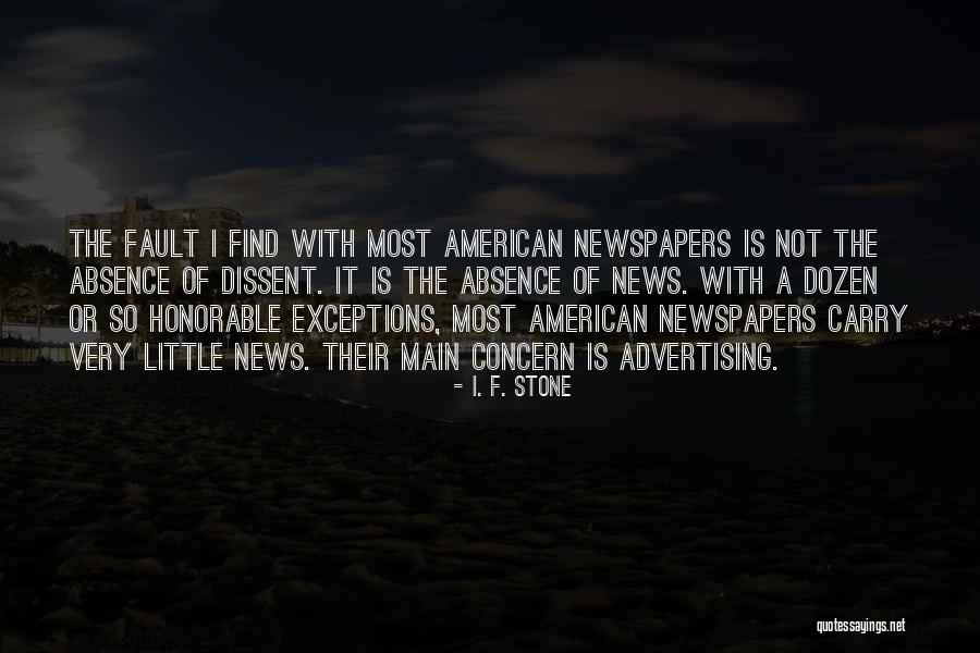 American News Quotes By I. F. Stone