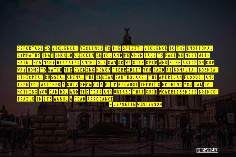 American News Quotes By Jeanette Winterson
