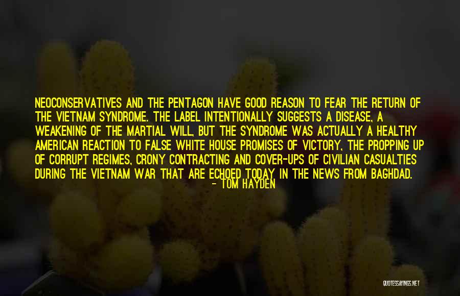 American News Quotes By Tom Hayden