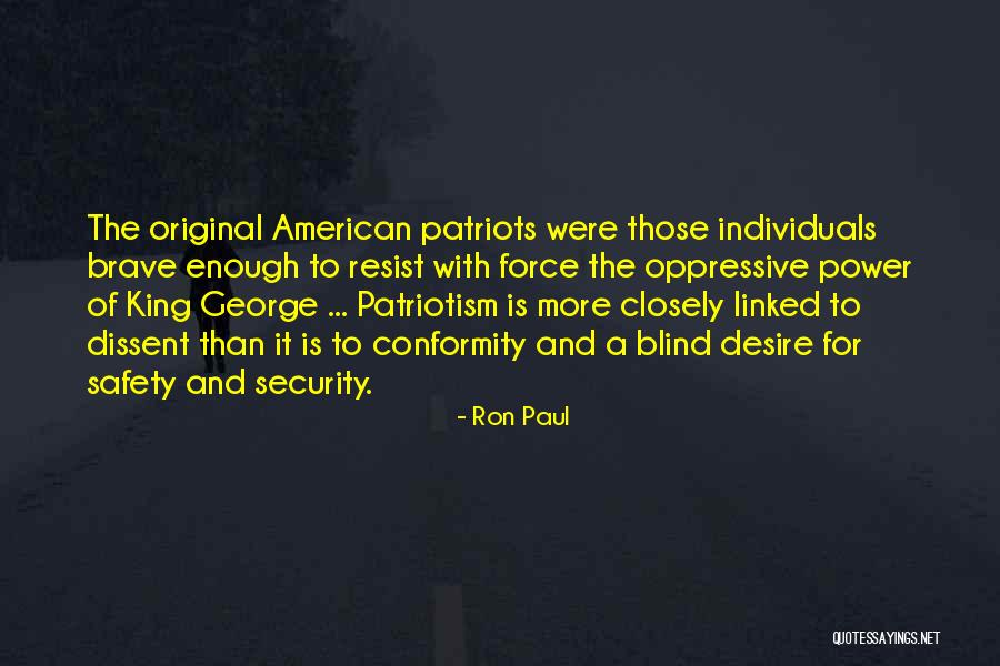 American Patriotism Quotes By Ron Paul