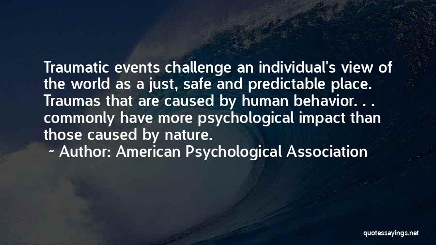 American Psychological Association Quotes 209043