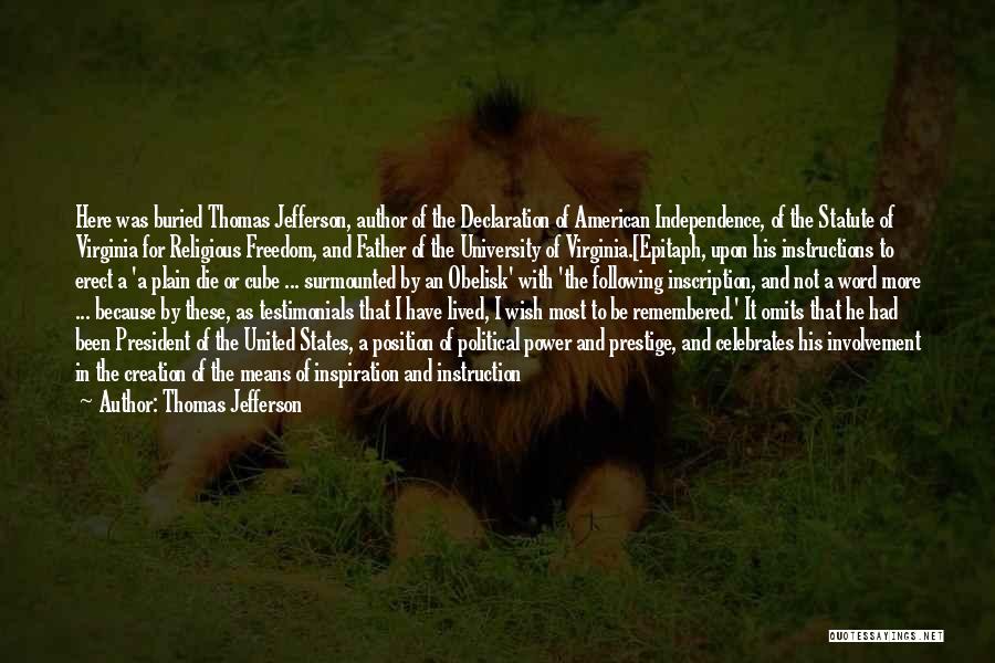 American Religious Freedom Quotes By Thomas Jefferson