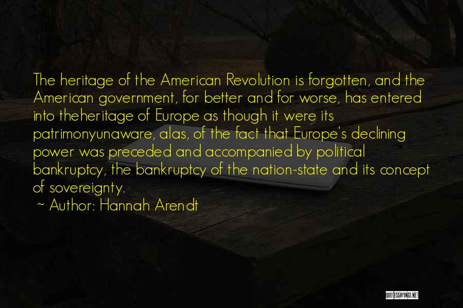 American Revolution Quotes By Hannah Arendt