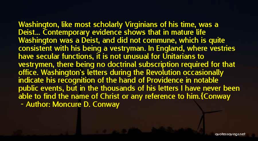 American Revolution Quotes By Moncure D. Conway