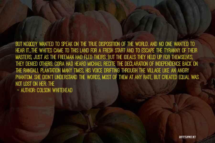 American Slavery American Freedom Quotes By Colson Whitehead American Slavery American Freedom Quotes By Colson Whitehead