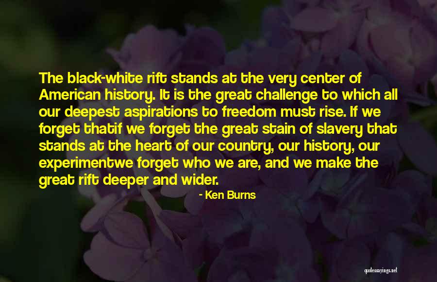 American Slavery American Freedom Quotes By Ken Burns