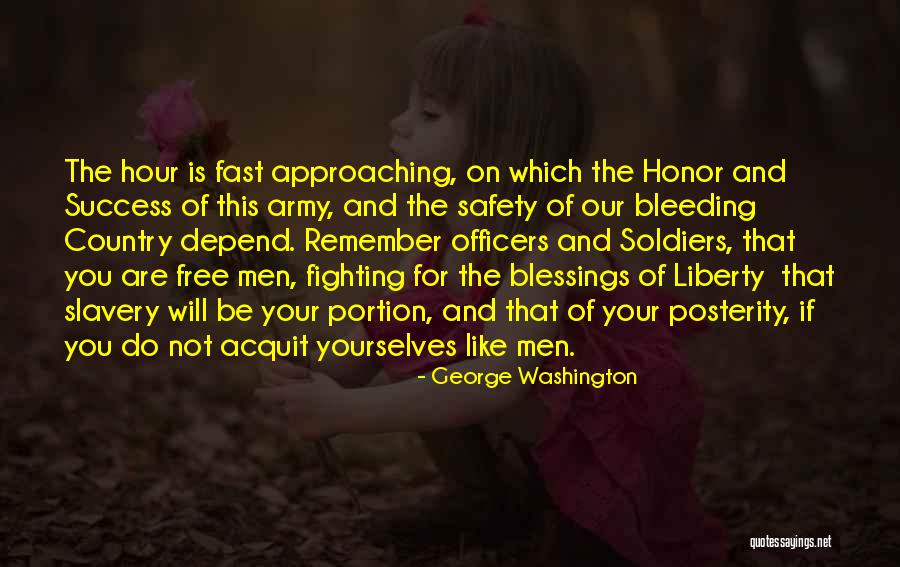 American Soldiers Quotes By George Washington