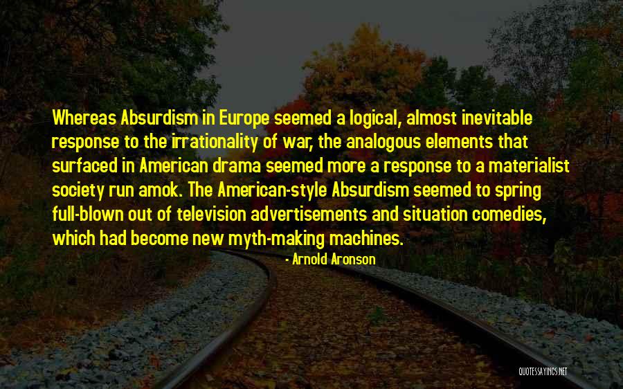 American Style Quotes By Arnold Aronson American Style Quotes By Arnold Aronson