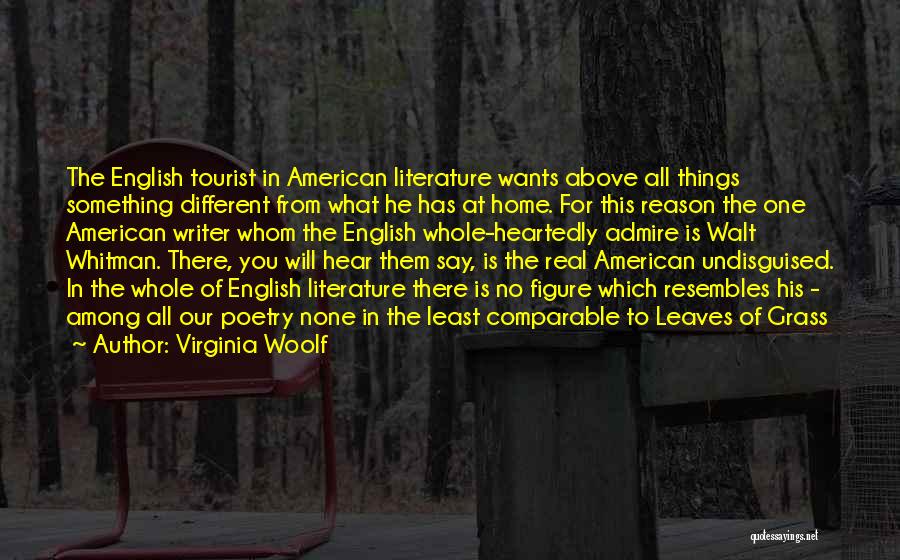 American Tourist Quotes By Virginia Woolf