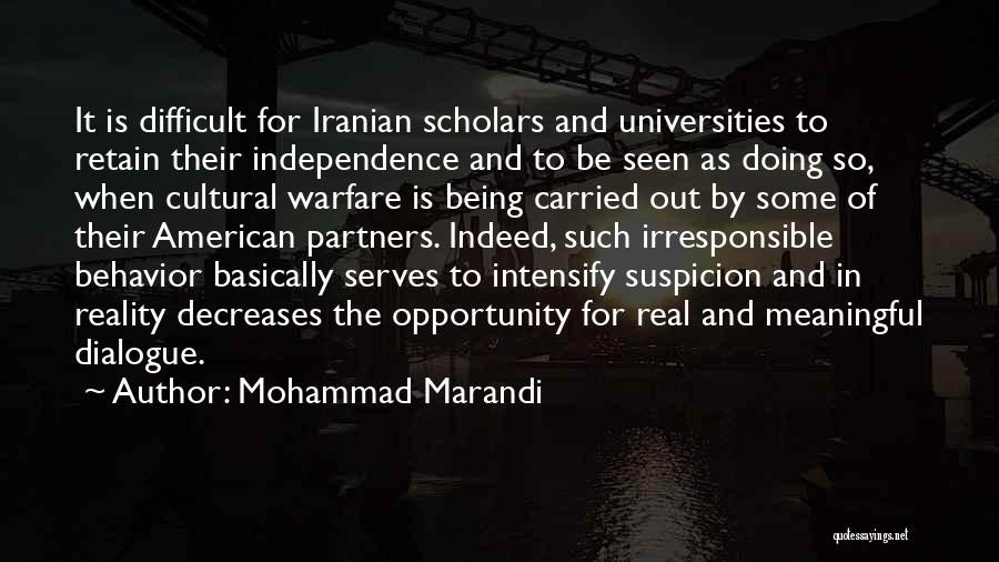 American Universities Quotes By Mohammad Marandi