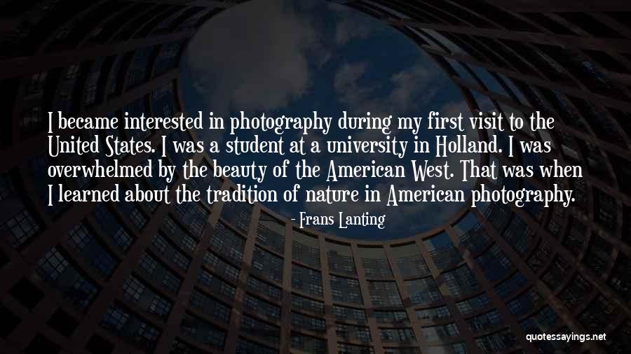 American University Quotes By Frans Lanting American University Quotes By Frans Lanting