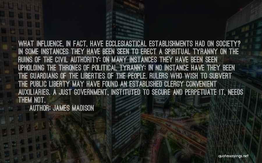 American Values Quotes By James Madison