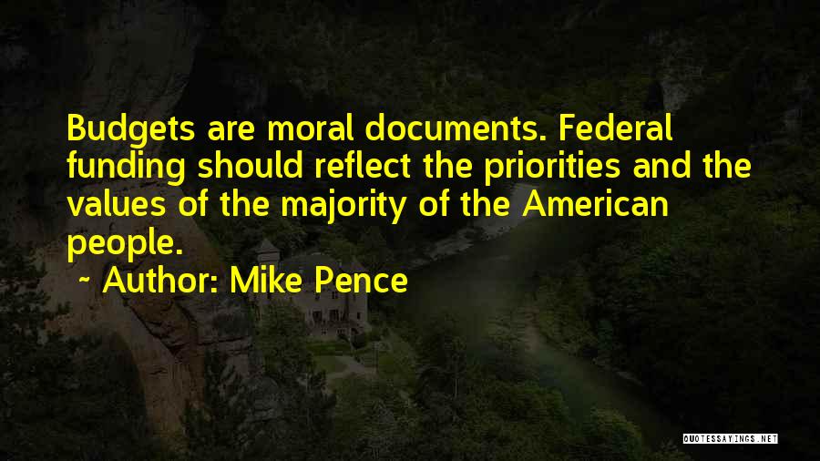 American Values Quotes By Mike Pence