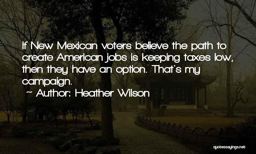 American Voters Quotes By Heather Wilson