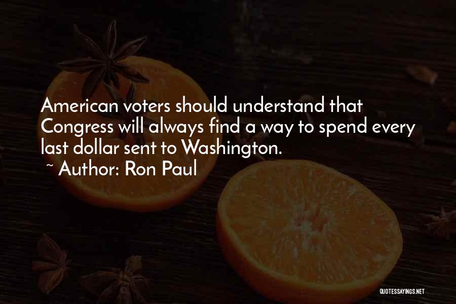 American Voters Quotes By Ron Paul