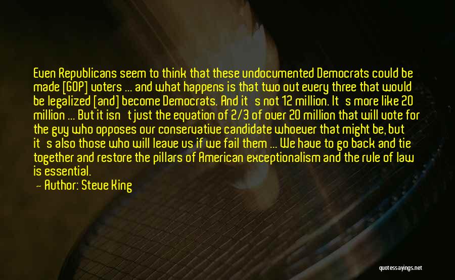 American Voters Quotes By Steve King