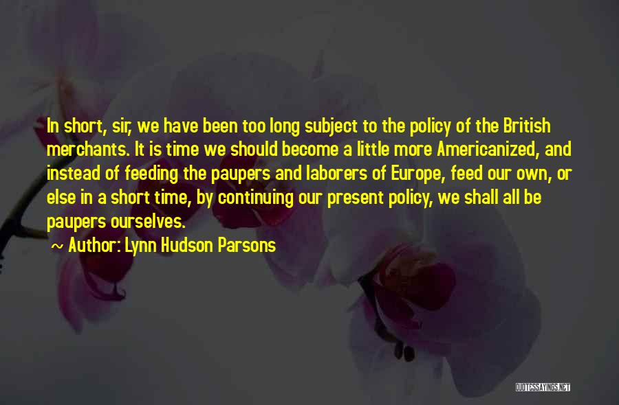 Americanized Quotes By Lynn Hudson Parsons