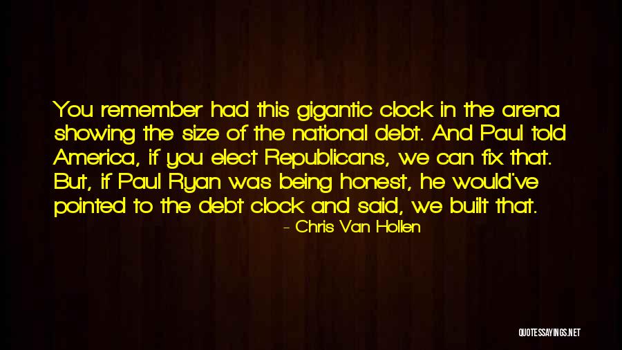 America's Debt Quotes By Chris Van Hollen