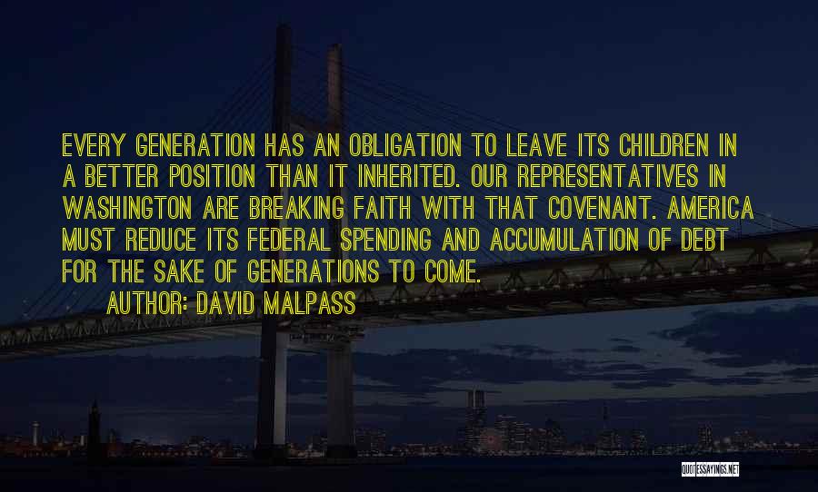 America's Debt Quotes By David Malpass